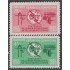 Rep. Dominicana A- 182/83 1966 Centenario e la Unión Internacional de Telecomunicaciones MNH