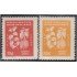 Rep. Dominicana A- 149/50 1962 Café Cacao MNH