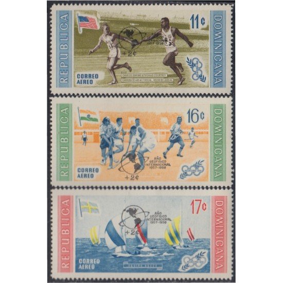Rep. Dominicana A- 134/36 1959 Exposición Universal de Bruselas MNH