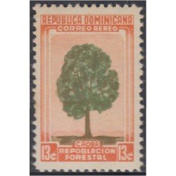 Rep. Dominicana A- 104 1957 Repoblación Forestal Caoba árbol MNH Rep. Dominicana A- 104 1957 Repoblación Forestal Caoba árbol MNH