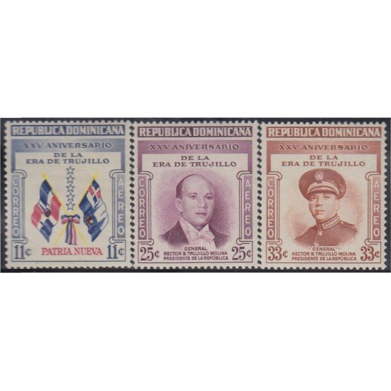 Rep. Dominicana A- 96/98 1955 Gral. Héctor B. Trujillo Molina MNH Rep. Dominicana A- 96/98 1955 Gral. Héctor B. Trujillo Molina MNH