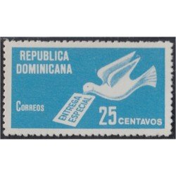 Rep. Dominicana Urgentes 8 1967 Entrega especial Paloma MH Rep. Dominicana Urgentes 8 1967 Entrega especial Paloma MH