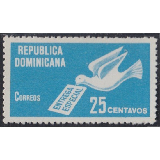 Rep. Dominicana Urgentes 8 1967 Entrega especial Paloma MH Rep. Dominicana Urgentes 8 1967 Entrega especial Paloma MH