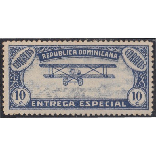 Rep. Dominicana Urgentes 1 1920 Entrega especial aeroplano MH Rep. Dominicana Urgentes 1 1920 Entrega especial aeroplano MH