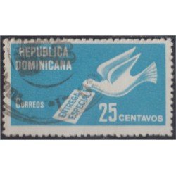 Rep. Dominicana Urgentes 8 1967 Entrega especial Paloma usados Rep. Dominicana Urgentes 8 1967 Entrega especial Paloma usados