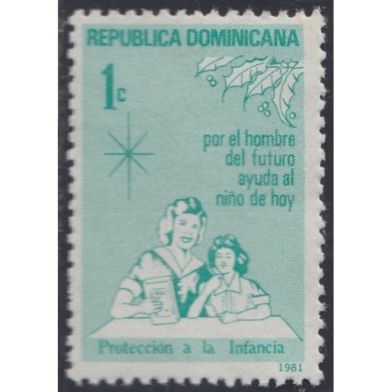 Rep. Dominicana Beneficencia 65 1983 Protección a la infancia MNH Rep. Dominicana Beneficencia 65 1983 Protección a la infancia MNH