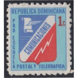 Rep. Dominicana Beneficencia 46 1971-73 Pro Escuela postal y telegráfica MNH Rep. Dominicana Beneficencia 46 1971-73 Pro Escuela postal y telegráfica MNH