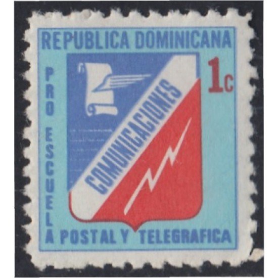 Rep. Dominicana Beneficencia 46 1971-73 Pro Escuela postal y telegráfica MNH Rep. Dominicana Beneficencia 46 1971-73 Pro Escuela postal y telegráfica MNH
