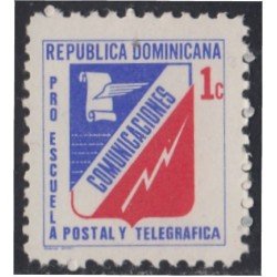 Rep. Dominicana Beneficencia 43 1971 Pro Escuela postal y telegráfica MNH Rep. Dominicana Beneficencia 43 1971 Pro Escuela postal y telegráfica MNH