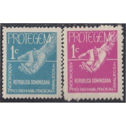 Rep. Dominicana Beneficencia 39/40 1970/72 Asociación de pro rehabilitación de inválidos MNH Rep. Dominicana Beneficencia 39/40 1970/72 Asociación de pro rehabilitación de inválidos MNH