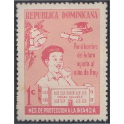 Rep. Dominicana Beneficencia 31 1967-68 Hogar Escuela Protección infantil MNH Rep. Dominicana Beneficencia 31 1967-68 Hogar Escuela Protección infantil MNH