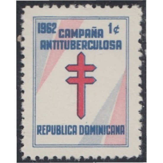 Rep. Dominicana Beneficencia 24 1962 Campaña antituberculosa MNH Rep. Dominicana Beneficencia 24 1962 Campaña antituberculosa MNH