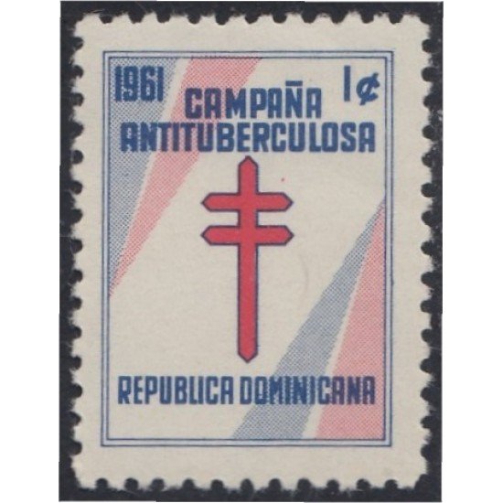Rep. Dominicana Beneficencia 21 1961 Campaña antituberculosa  MNH