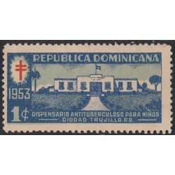 Rep. Dominicana Beneficencia 8 1953 Dispensario antituberculoso para niños MNH Rep. Dominicana Beneficencia 8 1953 Dispensario antituberculoso para niños MNH