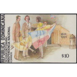 Rep. Dominicana HB 43 1994 150 Años de la Independencia Nacional MNH Rep. Dominicana HB 43 1994 150 Años de la Independencia Nacional MNH