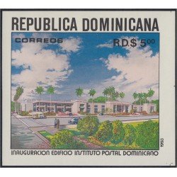 Rep. Dominicana HB 42 1993 Inauguración Instituto Postal dominicano MNH Rep. Dominicana HB 42 1993 Inauguración Instituto Postal dominicano MNH