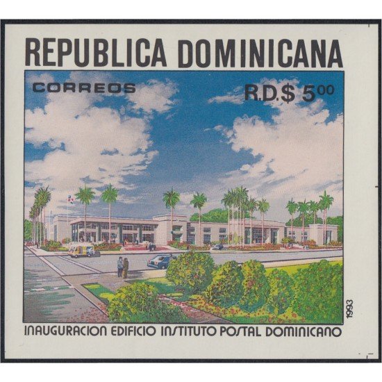 Rep. Dominicana HB 42 1993 Inauguración Instituto Postal dominicano MNH Rep. Dominicana HB 42 1993 Inauguración Instituto Postal dominicano MNH
