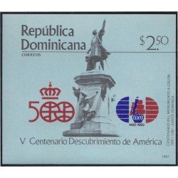 Rep. Dominicana HB 38 1987 V Centenario del descubrimiento de América MNH Rep. Dominicana HB 38 1987 V Centenario del descubrimiento de América MNH