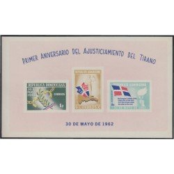 Rep. Dominicana HB 26 1962 30 mayo 1962 Ajusticiamiento del tirano MNH Rep. Dominicana HB 26 1962 30 mayo 1962 Ajusticiamiento del tirano MNH