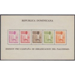 Rep. Dominicana HB 25 1962 Erradicación del Paludismo MNH Rep. Dominicana HB 25 1962 Erradicación del Paludismo MNH