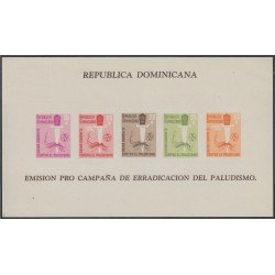 Rep. Dominicana HB 25 1962 Erradicación del Paludismo MNH Sin dentar Rep. Dominicana HB 25 1962 Erradicación del Paludismo MNH Sin dentar