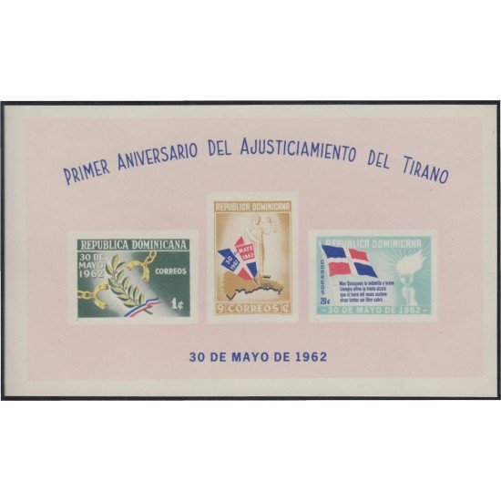 Rep. Dominicana HB 26 1962 30 mayo 1962 Ajusticiamiento del tirano MH Rep. Dominicana HB 26 1962 30 mayo 1962 Ajusticiamiento del tirano MH