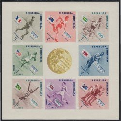 Rep. Dominicana HB 7A 1957 Olimpiadas Atletismo Modalidades MNH Sin dentar Rep. Dominicana HB 7A 1957 Olimpiadas Atletismo Modalidades MNH Sin dentar