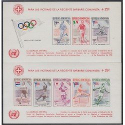 Rep. Dominicana HB 5/6 1957 Olimpiadas Atletismo Modalidades MNH Sin dentar Rep. Dominicana HB 5/6 1957 Olimpiadas Atletismo Modalidades MNH Sin dentar