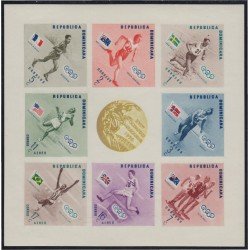 Rep. Dominicana HB 7A 1957 Olimpiadas Atletismo Modalidades sin goma Rep. Dominicana HB 7A 1957 Olimpiadas Atletismo Modalidades sin goma