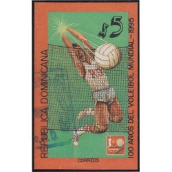 Rep. Dominicana HB 44 1995 100 Años del Voleibol Mundial usados Rep. Dominicana HB 44 1995 100 Años del Voleibol Mundial usados