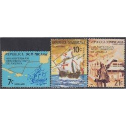 Rep. Dominicana A- 422/24 1982 490 Aniversario del descubrimiento de América MNH Rep. Dominicana A- 422/24 1982 490 Aniversario del descubrimiento de América MNH