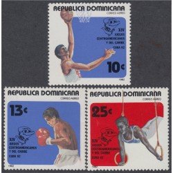 Rep. Dominicana A- 413/15 1982 XIV Juegos Centroamericanos y del Caribe Cuba MNH Rep. Dominicana A- 413/15 1982 XIV Juegos Centroamericanos y del Caribe Cuba MNH