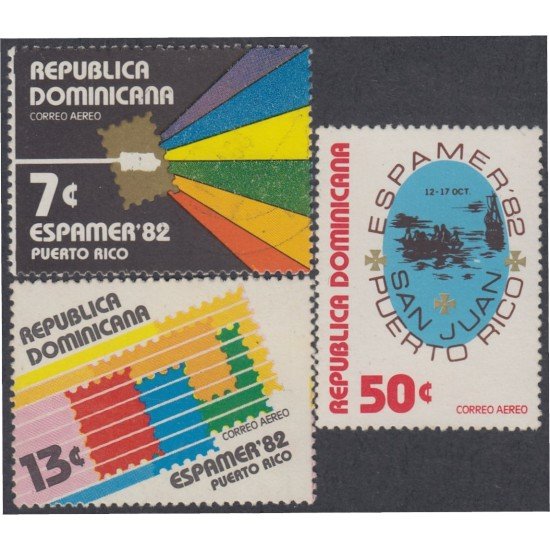 Rep. Dominicana A- 410/12 1982 Espamer 82 San Juan Puerto Rico MNH Rep. Dominicana A- 410/12 1982 Espamer 82 San Juan Puerto Rico MNH