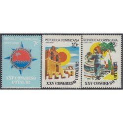 Rep. Dominicana A- 407/09 1982 XXV Congreso COTAL 82 MNH Rep. Dominicana A- 407/09 1982 XXV Congreso COTAL 82 MNH