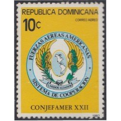 Rep. Dominicana A- 406 1982 CONJEFAMER XII Fuerzas Aéreas Americanas MNH Rep. Dominicana A- 406 1982 CONJEFAMER XII Fuerzas Aéreas Americanas MNH