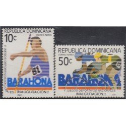 Rep. Dominicana A- 392/93 1981 V Juegos deportivos nacionales Barahona MNH Rep. Dominicana A- 392/93 1981 V Juegos deportivos nacionales Barahona MNH