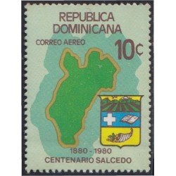 Rep. Dominicana A- 373 1980 Centenario Salcedo Escudo MNH Rep. Dominicana A- 373 1980 Centenario Salcedo Escudo MNH