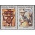 Rep. Dominicana A- 364/65 1980 Pintores dominicanos Paul Guidicelli Yoryi Morel pinturas 