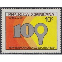 Rep. Dominicana A- 344 1979 Centenario de la invención de la luz eléctrica MNH Rep. Dominicana A- 344 1979 Centenario de la invención de la luz eléctrica MNH