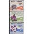 Rep. Dominicana A- 340/42 1979 Jardín Botánico Nacional Flores flowers MNH