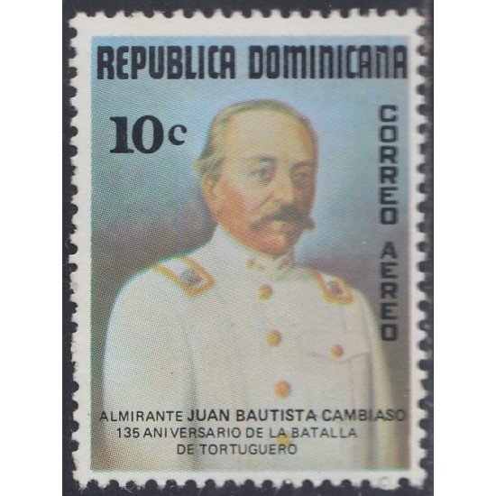 Rep. Dominicana A- 336 1979 Almirante Juan Bautista Cambiaso MNH Rep. Dominicana A- 336 1979 Almirante Juan Bautista Cambiaso MNH