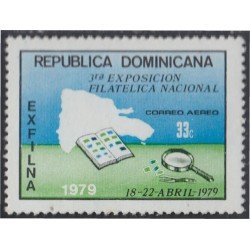 Rep. Dominicana A- 335 1979 3ª Exposición Filatélica Internacional MNH Rep. Dominicana A- 335 1979 3ª Exposición Filatélica Internacional MNH