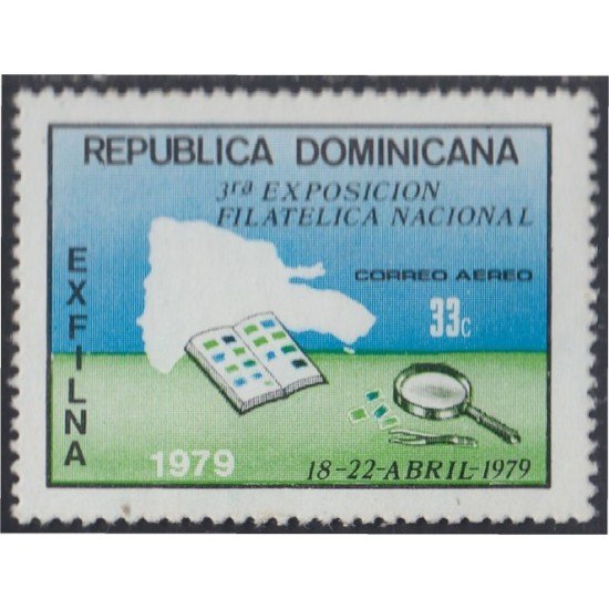 Rep. Dominicana A- 335 1979 3ª Exposición Filatélica Internacional MNH Rep. Dominicana A- 335 1979 3ª Exposición Filatélica Internacional MNH