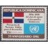 Rep. Dominicana A- 327 1978 33º Aniversario de la ONU MNH