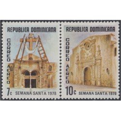 Rep. Dominicana A- 311/12 1978 Semana Santa MNH Rep. Dominicana A- 311/12 1978 Semana Santa MNH