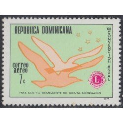 Rep. Dominicana A- 302 1977 XII Convención anual Lions International MNH Rep. Dominicana A- 302 1977 XII Convención anual Lions International MNH