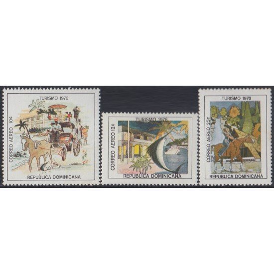 Rep. Dominicana A- 296/98 1976 Turismo MNH Rep. Dominicana A- 296/98 1976 Turismo MNH