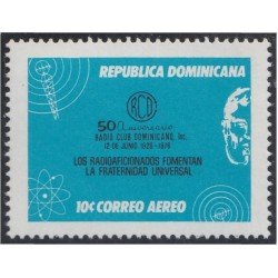 Rep. Dominicana A- 291 1976 50 Aniversario Radio Club Dominicano MNH Rep. Dominicana A- 291 1976 50 Aniversario Radio Club Dominicano MNH