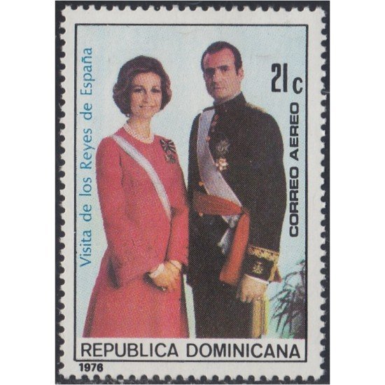Rep. Dominicana A- 284 1976 Visita de los Reyes de España MNH Rep. Dominicana A- 284 1976 Visita de los Reyes de España MNH