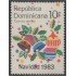 Rep. Dominicana A- 444 1983 Navidad Christmas MNH